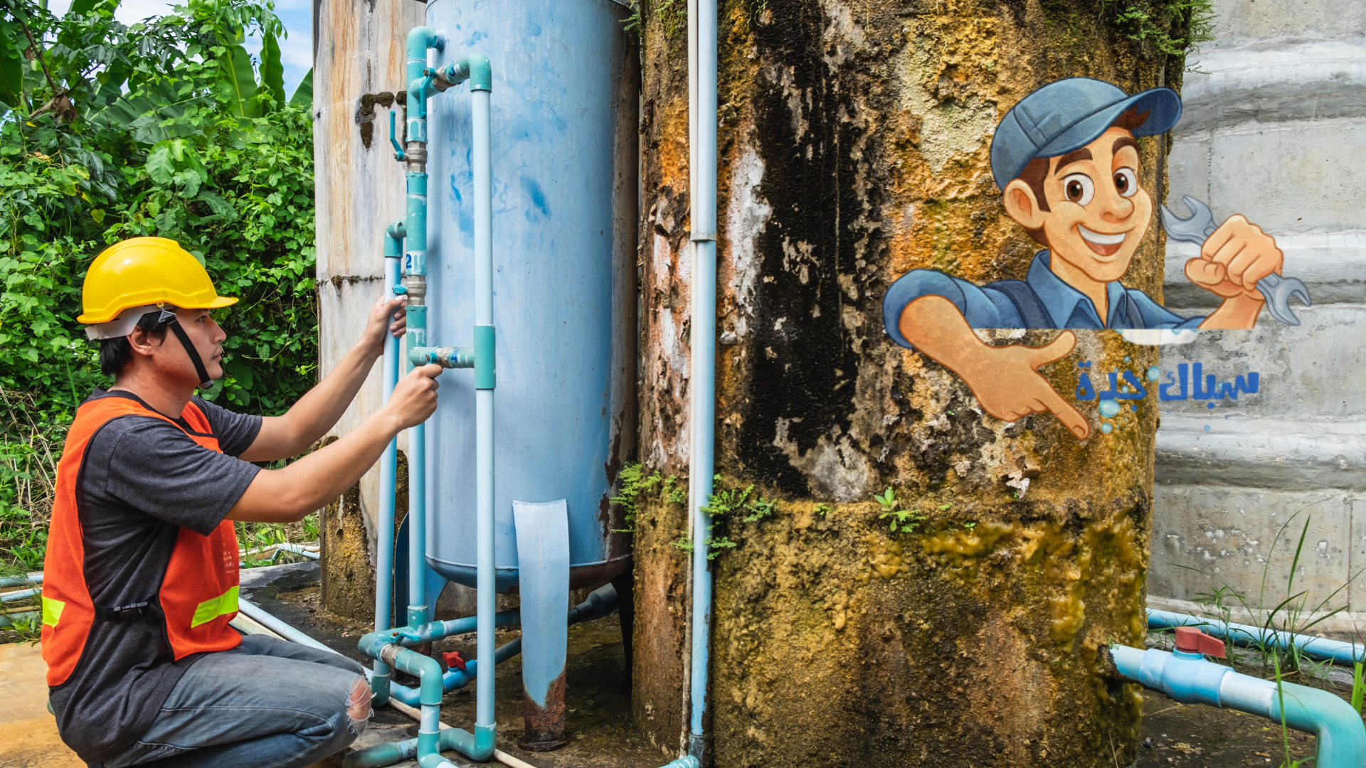 سباك منازل بحي الشمالية